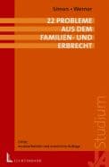 Cover von 22 Probleme aus dem Familien- und Erbrecht