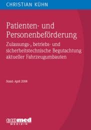 Cover von Patienten- und Personenbeförderung