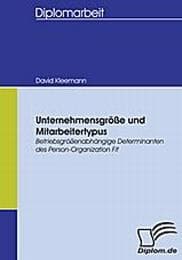 Cover von Unternehmensgröße und Mitarbeitertypus