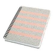 Cover von SIGEL JN600 Spiral-Notizbuch Jolie, ca. A5, dotted, weiß, schwarz, rosé