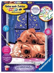 Cover von Ravensburger Malen nach Zahlen 28653 - Kuschelabend - Kinder ab 7 Jahren