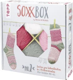 Cover von SoxxBox No. 2 - Pink/Rosa/Grau/Weiß
