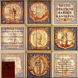 Cover von Mitteldeutsche Barockkantaten II