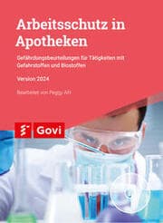 Cover von Arbeitsschutz in Apotheken