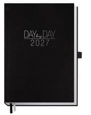 Cover von Organizer Day by Day Schwarz A5 2027