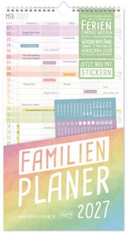 Cover von Familienplaner Rainbow 2027
