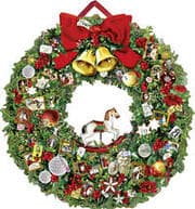Cover von Wand-Adventskalender - Festlicher Weihnachtskranz