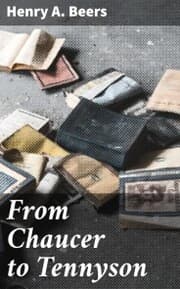Cover von From Chaucer to Tennyson