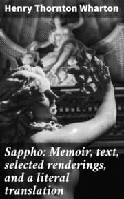 Cover von Sappho: Memoir, text, selected renderings, and a literal translation