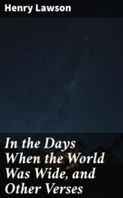 Cover von In the Days When the World Was Wide, and Other Verses