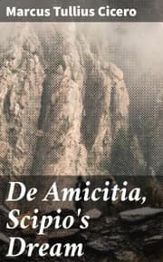 Cover von De Amicitia, Scipio's Dream