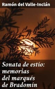 Cover von Sonata de estío: memorias del marqués de Bradomín
