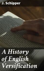 Cover von A History of English Versification