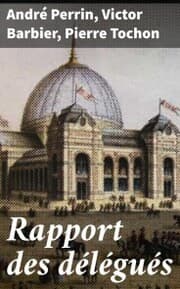 Cover von Rapport des délégués