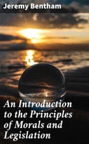 Cover von An Introduction to the Principles of Morals and Legislation