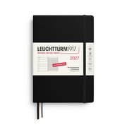 Cover von Wochenkalender & Notizbuch Medium A5 schwarz 2027
