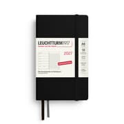 Cover von Wochenkalender & Notizbuch Pocket A6 schwarz 2027