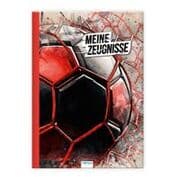 Cover von Zeugnismappe A4 wattiert Fußball