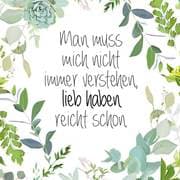 Cover von Magnet 'Man muss mich nicht immer verstehen, lieb haben reicht schon.'