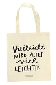 Cover von Baumwolltasche 'Vielleicht wird alles viel leichter'