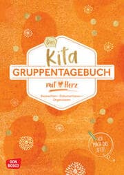 Cover von Das Kita-Gruppentagebuch mit Herz, DIN A 4, Variante 'Orange'