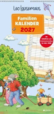 Cover von Leo Lausemaus - Familienkalender 2027