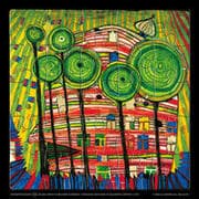 Cover von Hundertwasser Puzzle mit Grußkarte