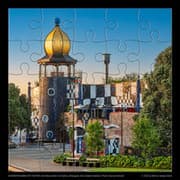 Cover von Hundertwasser Puzzle mit Grußkarte