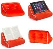 Cover von Bookcouch Lesekissen Rot - Lesekissen für Bücher und Tablets - Buchständer - Tablethalter - Lesehillfe - Deutsche Ausgabe