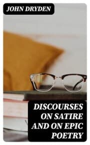 Cover von Discourses on Satire and on Epic Poetry