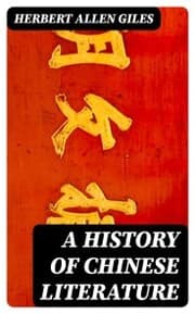 Cover von A History of Chinese Literature