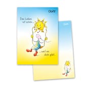 Cover von OUPS Notizblock A6 - unliniert - blau