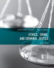Cover von Ethics, Crime, and Criminal Justice