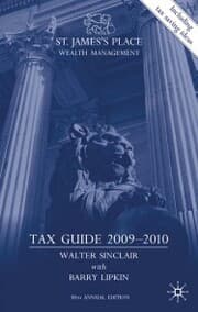 Cover von St. James's Place Wealth Management Tax Guide 2009-2010