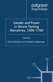 Cover von Gender and Power in Shrew-Taming Narratives, 1500-1700