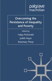 Cover von Overcoming the Persistence of Inequality and Poverty