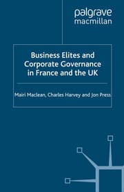 Cover von Business Elites and Corporate Governance in France and the UK