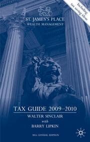 Cover von St. Jamess Place Wealth Management Tax Guide 2009-2010