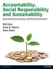 Cover von Accountability, Social Responsibility and Sustainability: Accounting for Society and the Environment