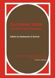 Cover von Disordered Solids