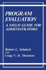 Cover von Program Evaluation