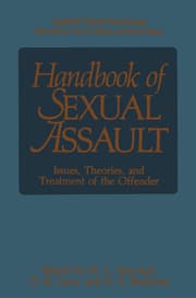 Cover von Handbook of Sexual Assault