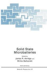 Cover von Solid State Microbatteries