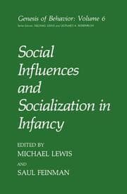 Cover von Social Influences and Socialization in Infancy