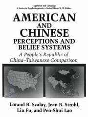 Cover von American and Chinese Perceptions and Belief Systems