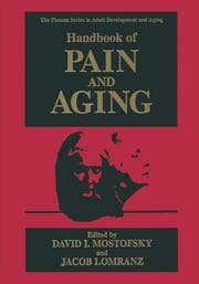 Cover von Handbook of Pain and Aging