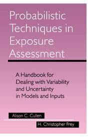Cover von Probabilistic Techniques in Exposure Assessment