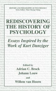 Cover von Rediscovering the History of Psychology