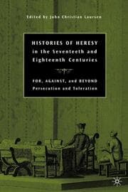 Cover von Histories of Heresy in the Seventeenth and Eighteenth Centuries