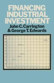 Cover von Financing Industrial Investment